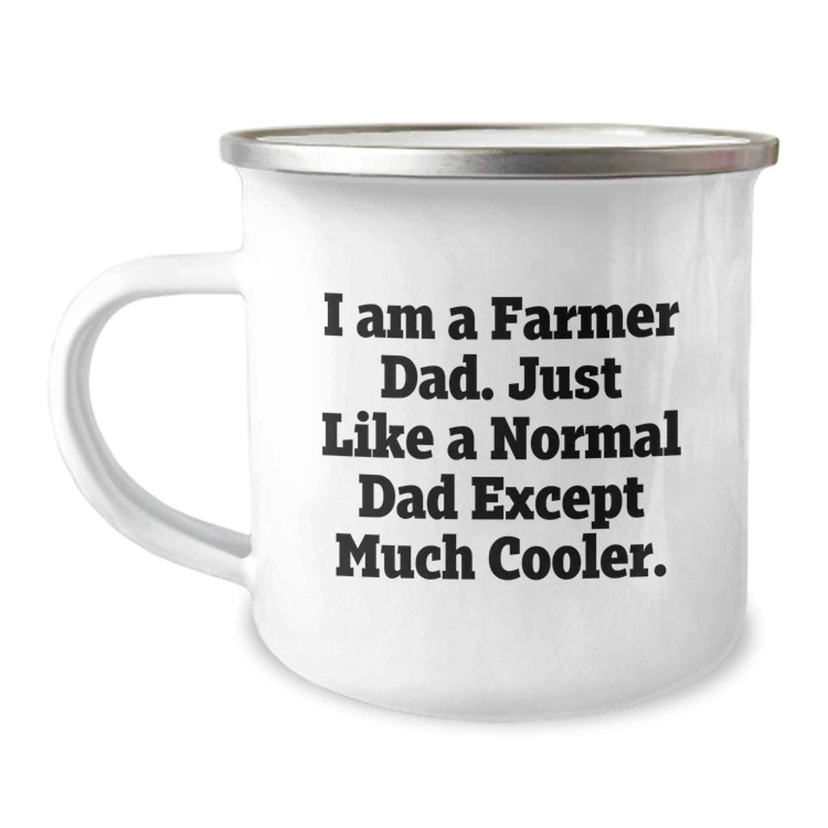 Funny Farmer Dad Camping Mug Gifts for Men - A Great Christmas Unique Gift from Husband to Wife, Sweetheart, or Friend - Image 1