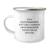 Load image into Gallery viewer, groundskeeper Gifts from Friends, Funny Camping Mug for groundskeeper Men, Graduation Unique Gifts - Image 1
