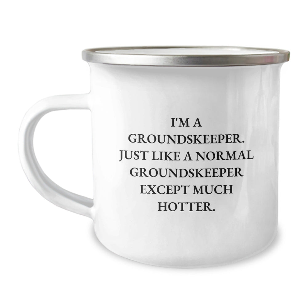 groundskeeper Gifts from Friends, Funny Camping Mug for groundskeeper Men, Graduation Unique Gifts - Image 1