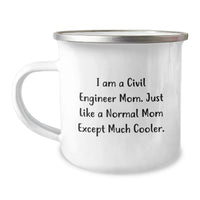 Load image into Gallery viewer, Gifts from Civil Engineer Mom to Her Graduating Son Stainless Steel Camping Mug - Image 1