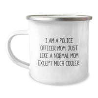 Load image into Gallery viewer, Birthday Gift for Her Police Officer Camping Mug Present With Quote - Image 1