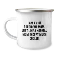Load image into Gallery viewer, Gifts from Family to Vice President - Funny Vice President Mom Camping Mug for Graduation Unique Gifts - Image 1