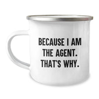 Load image into Gallery viewer, Gifts from Agent Lovers for Agent Enthusiasts - Funny Agent Camping Mug, Christmas Unique Gifts - Image 1
