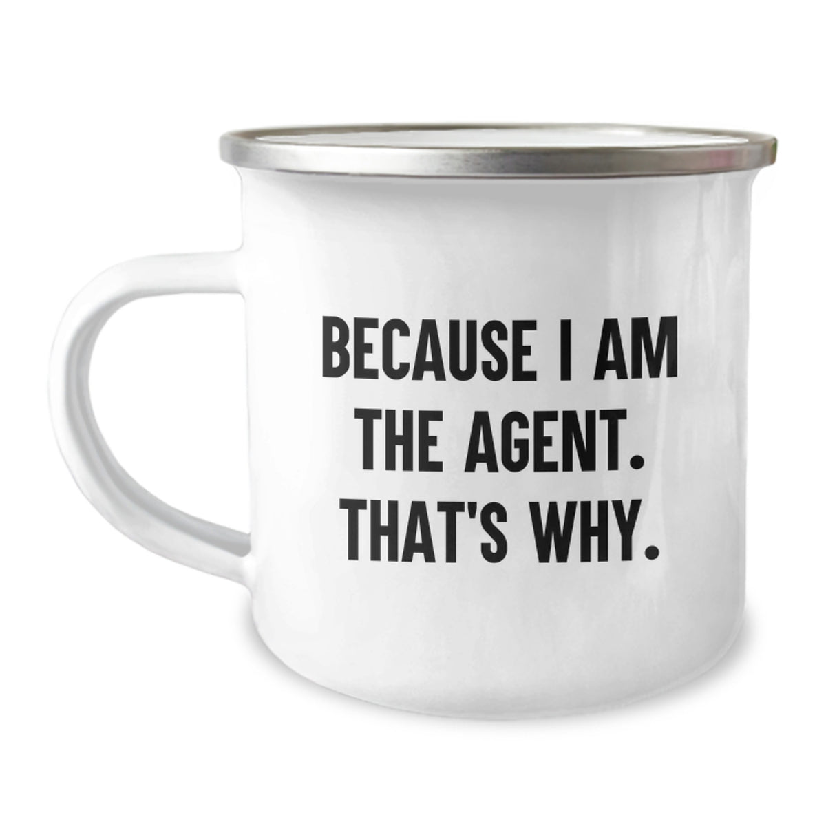 Gifts from Agent Lovers for Agent Enthusiasts - Funny Agent Camping Mug, Christmas Unique Gifts - Image 1