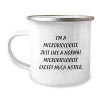 Load image into Gallery viewer, Funny Microbiologist Gifts, Gifts from Friends for Microbiologist, Inspirational Camping Mug for Graduation, &#39;I&#39;m A Microbiologist&#39; Quote Print - Image 1
