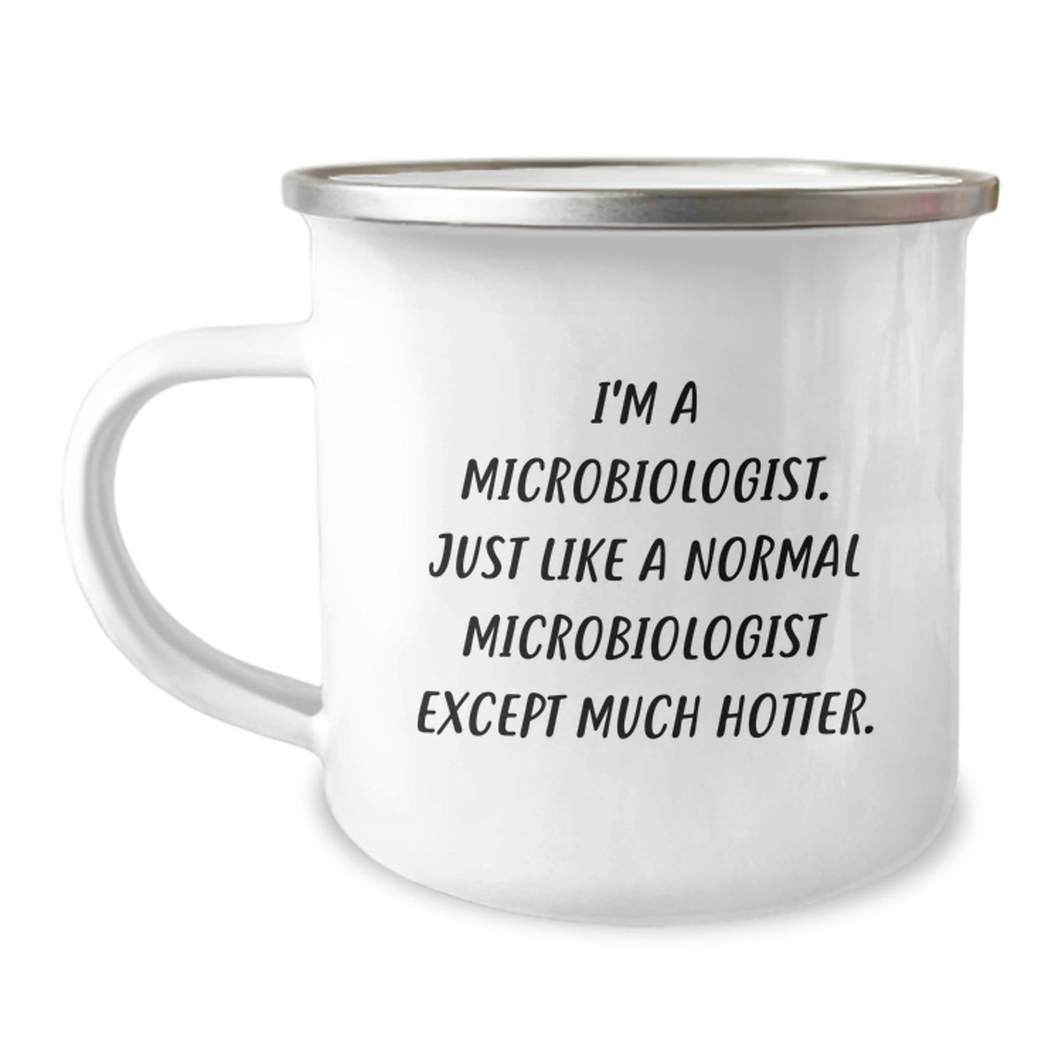 Funny Microbiologist Gifts, Gifts from Friends for Microbiologist, Inspirational Camping Mug for Graduation, 'I'm A Microbiologist' Quote Print - Image 1