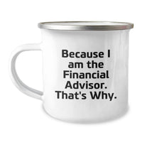 Load image into Gallery viewer, Financial Advisor Keepsake Premium Camping Mug for Him Graduation Gift - Image 1