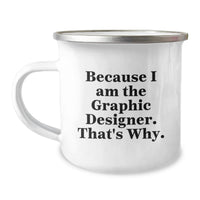 Load image into Gallery viewer, Funny Graphic Designer Camping Mug Gifts from Friends Valentine's Unique for Him - Image 1