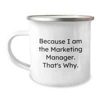 Load image into Gallery viewer, Marketing Manager Keepsake Camping Mug for Him Birthday Gift - Image 1
