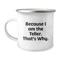 Load image into Gallery viewer, Teller Camping Mug, Funny Quote Gifts for Teller Friends, Graduation Unique Gifts from Men to Teller - Image 1