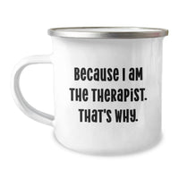Load image into Gallery viewer, Funny Inspiration Gifts from Friends for Therapist, Camping Mug for Graduation Unique, Best Men Women Coworkers Family - Image 1