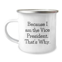 Load image into Gallery viewer, Funny Vice President Camping Mug Gifts from Friends for Graduation - Image 1