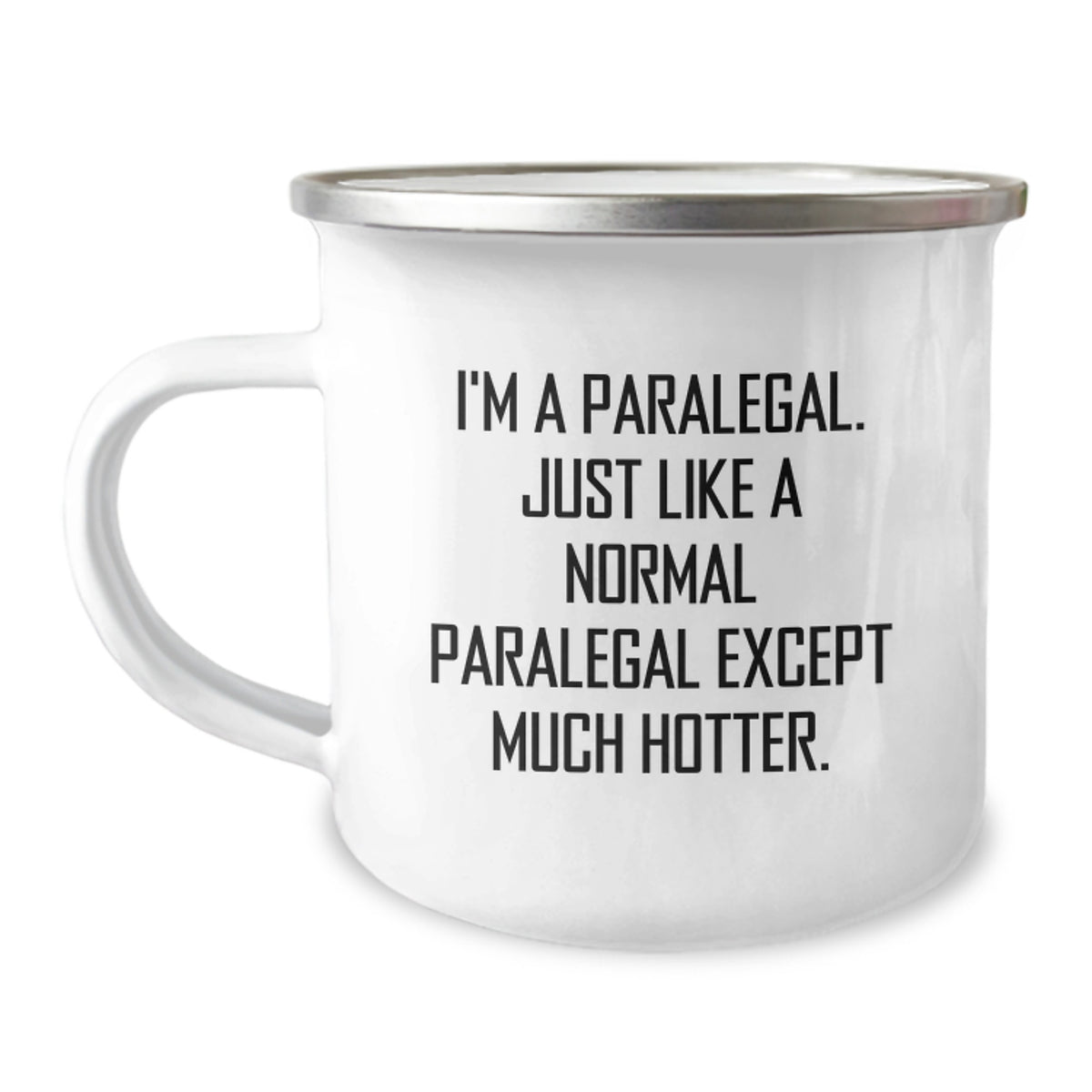 Paralegal Camping Mug Gifts from Men to Friends with Funny Quote, Perfect for Graduation Unique Gifts - Image 1