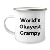 Load image into Gallery viewer, Grampy Keepsake Camping Mug for Him – Okayest Grampy Graduation Gift - Image 1