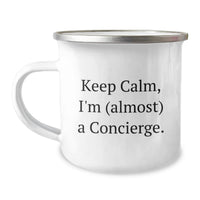 Load image into Gallery viewer, Concierge Camping Mug Keepsake Birthday Gift for Him with Quote - Image 1