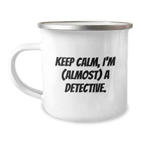 Load image into Gallery viewer, Birthday Gift Detective Camping Mug for Her Present - Image 1