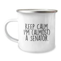 Load image into Gallery viewer, Senator Keepsake Camping Mug for Him Birthday Gift with Enamel Finish - Image 1