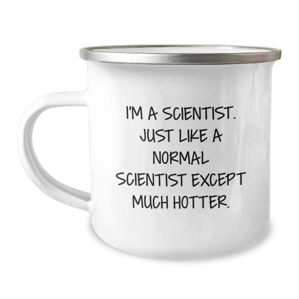 Gifts from Friends for Scientist Men - 'I'm A Scientist' Funny Camping Mug for Graduation Unique Gifts - Image 1