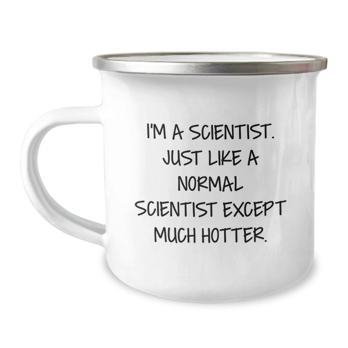 Gifts from Friends for Scientist Men - 'I'm A Scientist' Funny Camping Mug for Graduation Unique Gifts - Image 1