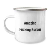 Load image into Gallery viewer, Barber Keepsake Camping Mug for Him Graduation Gift - Image 1