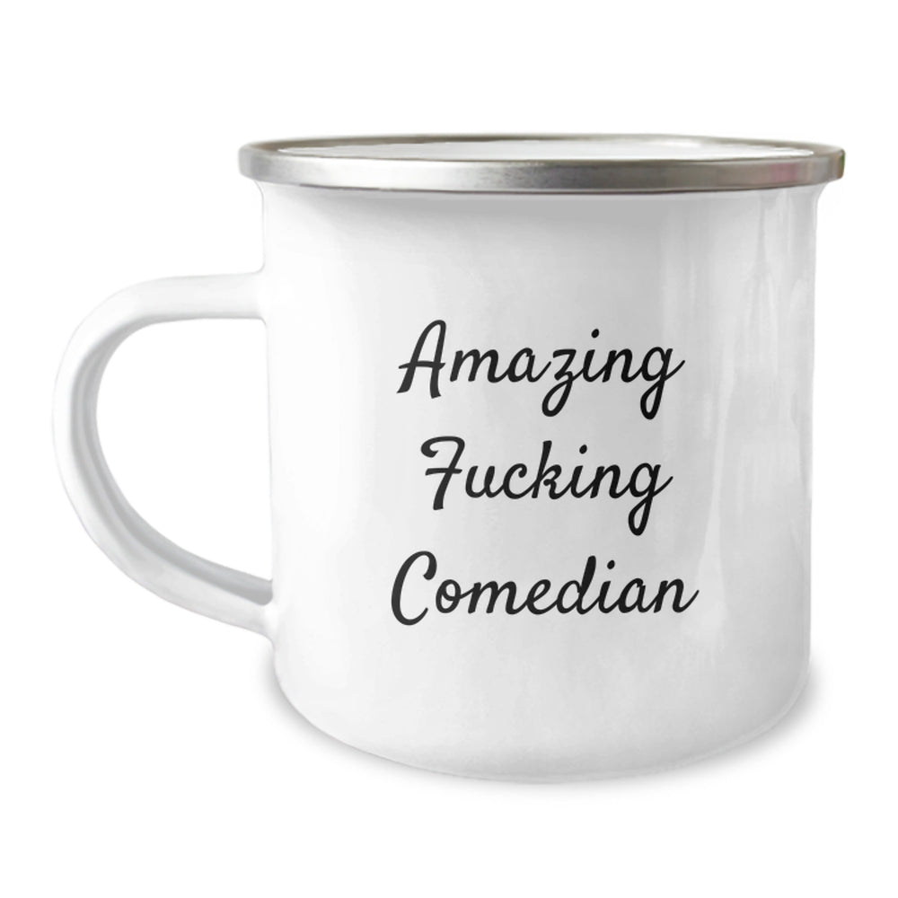 Funny Comedian Gifts from Friends, Birthday Unique Comedian Mugs with Amazing F--king Comedian Quote, Comedian Camping Mug for Men, Women, Family - Image 1