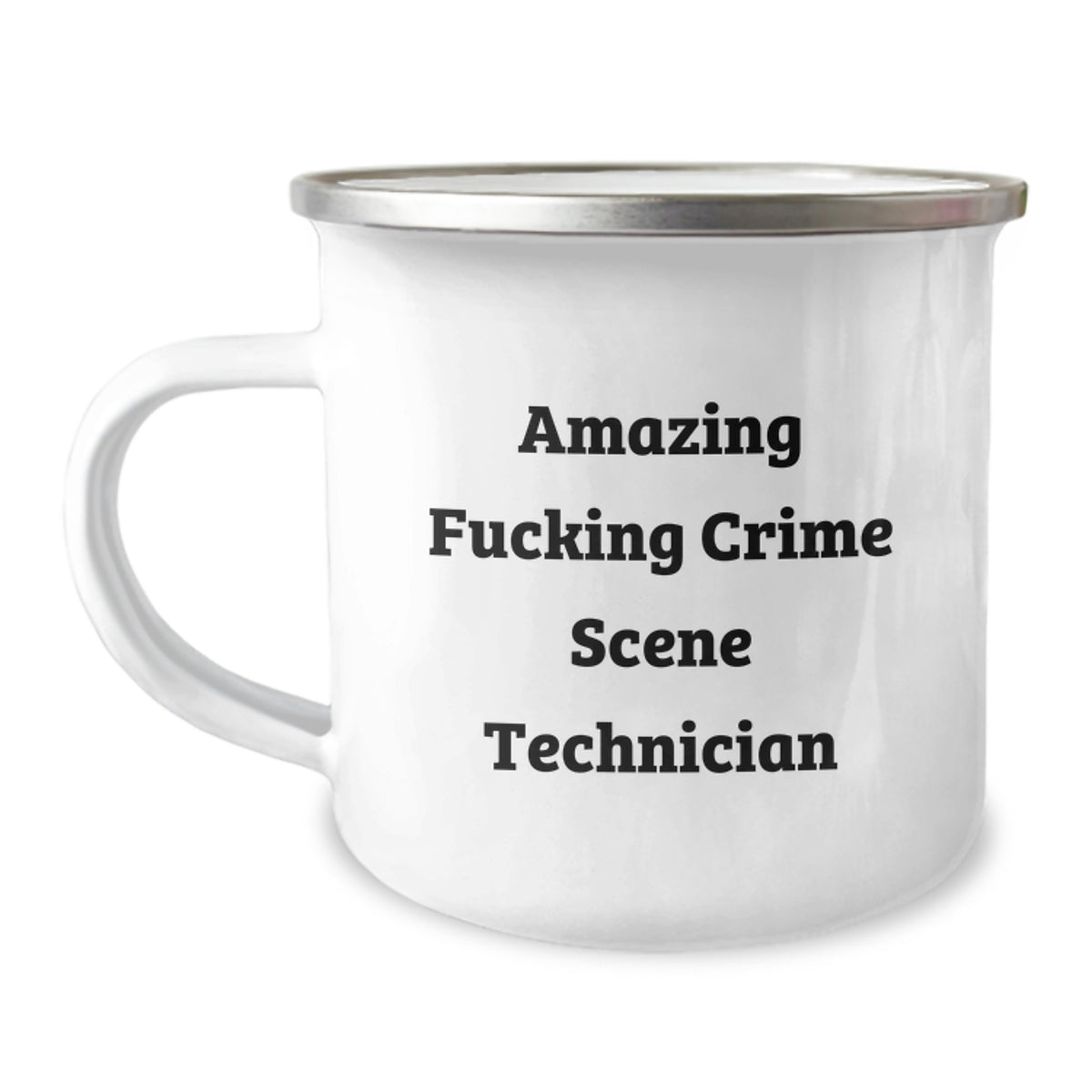 Funny Crime Scene Technician Gifts from Men to Birthday Crime Scene Technician, 'Amazing F--king Crime Scene Technician' Mug for Camping, Unique Birthday Unique Gifts for Crime Scene Technician - Image 1