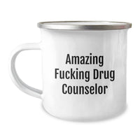 Load image into Gallery viewer, Inspirational Drug Counselor Gifts from Friends to Family - Amazing Camping Mug for Birthday Celebrations - Image 1
