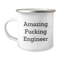 Load image into Gallery viewer, Gifts from Friends for Amazing Engineer - Funny Camping Mug for Graduation Unique Gifts, Engineer Appreciation Mug, Funny Engineer Quote, Camping Coffee Mug - Image 1