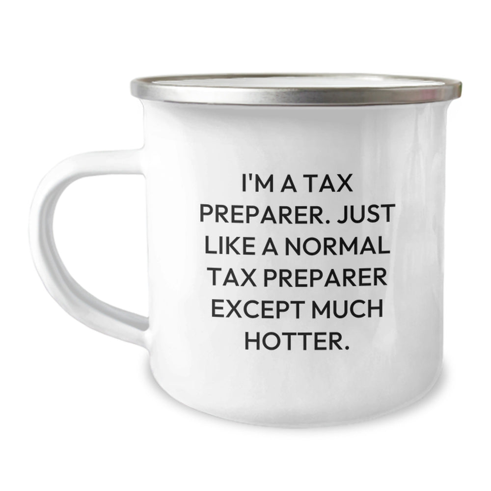 Humorous Tax Preparer Gifts for Men, Women, or Coworkers - Funny Camping Mug for Graduation - Image 1