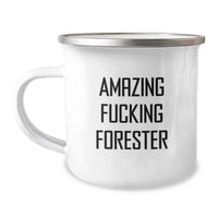 Load image into Gallery viewer, Forester Camping Mug Keepsake for Him Amazing F***ing Forester Gift - Image 1