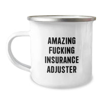 Load image into Gallery viewer, Insurance Adjuster Keepsake Camping Mug for Him Surprise Birthday Gift - Image 1