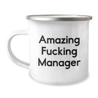 Load image into Gallery viewer, Manager Keepsake Camping Mug for Him Birthday Gift - Image 1