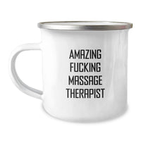 Load image into Gallery viewer, Funny Massage Therapist Camping Mug Gifts from Friends for Graduation Unique - Image 1
