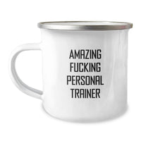 Load image into Gallery viewer, Personal Trainer Keepsake Camping Mug for Him Trainer Birthday Gift X - Image 1