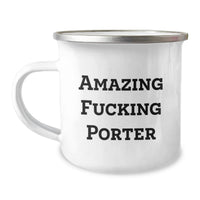 Load image into Gallery viewer, Funny Gifts from Friends, Amazing 'F--king Porter' Quote, Unique Graduation Gifts for Porter - Image 1