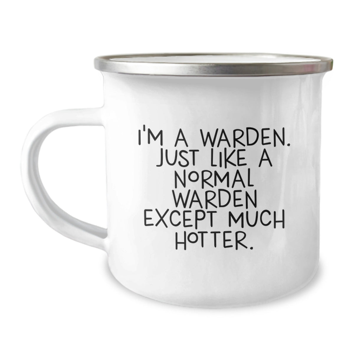 Warden Gifts, Funny Quote Camping Mug, Birthday Unique Gifts from Friends to Warden, Men, Women, Coworkers, Family - Image 1