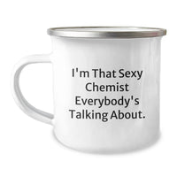 Load image into Gallery viewer, Chemist Keepsake Camping Mug for Him Birthday Gift Enamel Finish 12oz - Image 1