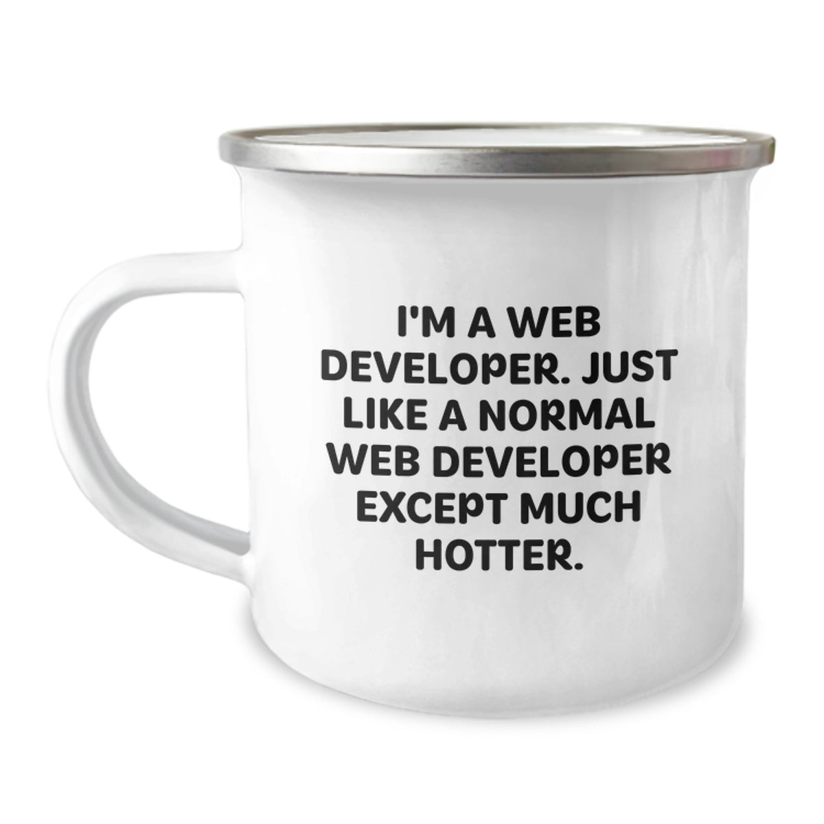 Funny Web Developer Gifts for Men from Coworkers, Unique Camping Mug for Graduation - Image 1