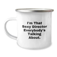 Load image into Gallery viewer, Director Keepsake Camping Mug for Him Birthday Gift With Enamel Finish - Image 1