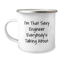 Load image into Gallery viewer, Engineer Keepsake Sleek Stainless Camping Mug for Him Birthday Gift - Image 1