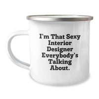 Load image into Gallery viewer, Interior Designer Premium Keepsake Camping Mug for Him Graduation Gift - Image 1