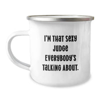 Load image into Gallery viewer, Funny Judge Gifts for Men, Funny Camping Mug for Judge, Graduation Unique Gifts from Friends - Image 1