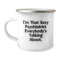 Load image into Gallery viewer, Psychiatrist Camping Mug Keepsake Birthday Gift for Him Sleek Stainless - Image 1