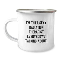 Load image into Gallery viewer, Radiation Therapist Keepsake Camping Mug for Him Birthday Gift - Image 1