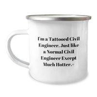 Load image into Gallery viewer, Funny Civil Engineer Camping Mug Gifts from Friends and Family for Graduation Unique - Image 1