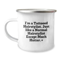 Load image into Gallery viewer, Funny Hairstylist Gifts from Men to Friends - 'I'm A Tattooed Hairstylist... - Image 1