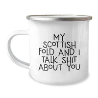 Load image into Gallery viewer, Scottish Fold Cat Lovers Funny Gifts, Camping Mug for Men, Women, Friends, Coworkers, Family, Gifts from Men, Women, Friends, Coworkers, Family, Scottish Fold Cat Enthusiasts, Graduation Unique Gifts - Image 1
