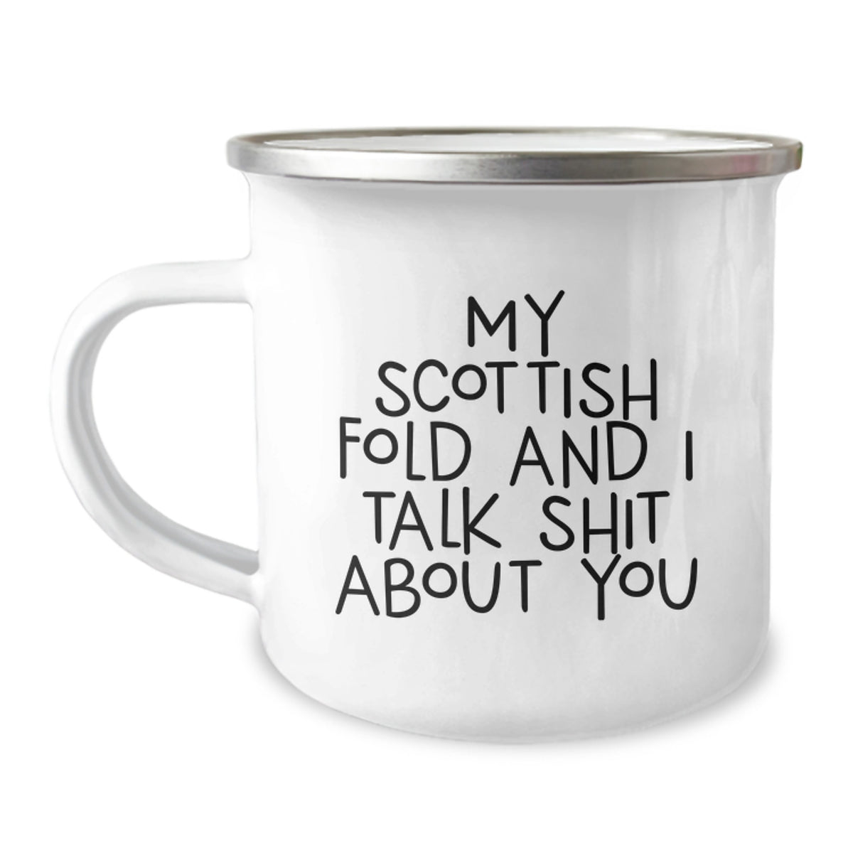 Scottish Fold Cat Lovers Funny Gifts, Camping Mug for Men, Women, Friends, Coworkers, Family, Gifts from Men, Women, Friends, Coworkers, Family, Scottish Fold Cat Enthusiasts, Graduation Unique Gifts - Image 1