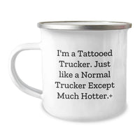 Load image into Gallery viewer, Funny Trucker Gifts from Friends for Graduation - I'm A Tattooed Trucker - Image 1