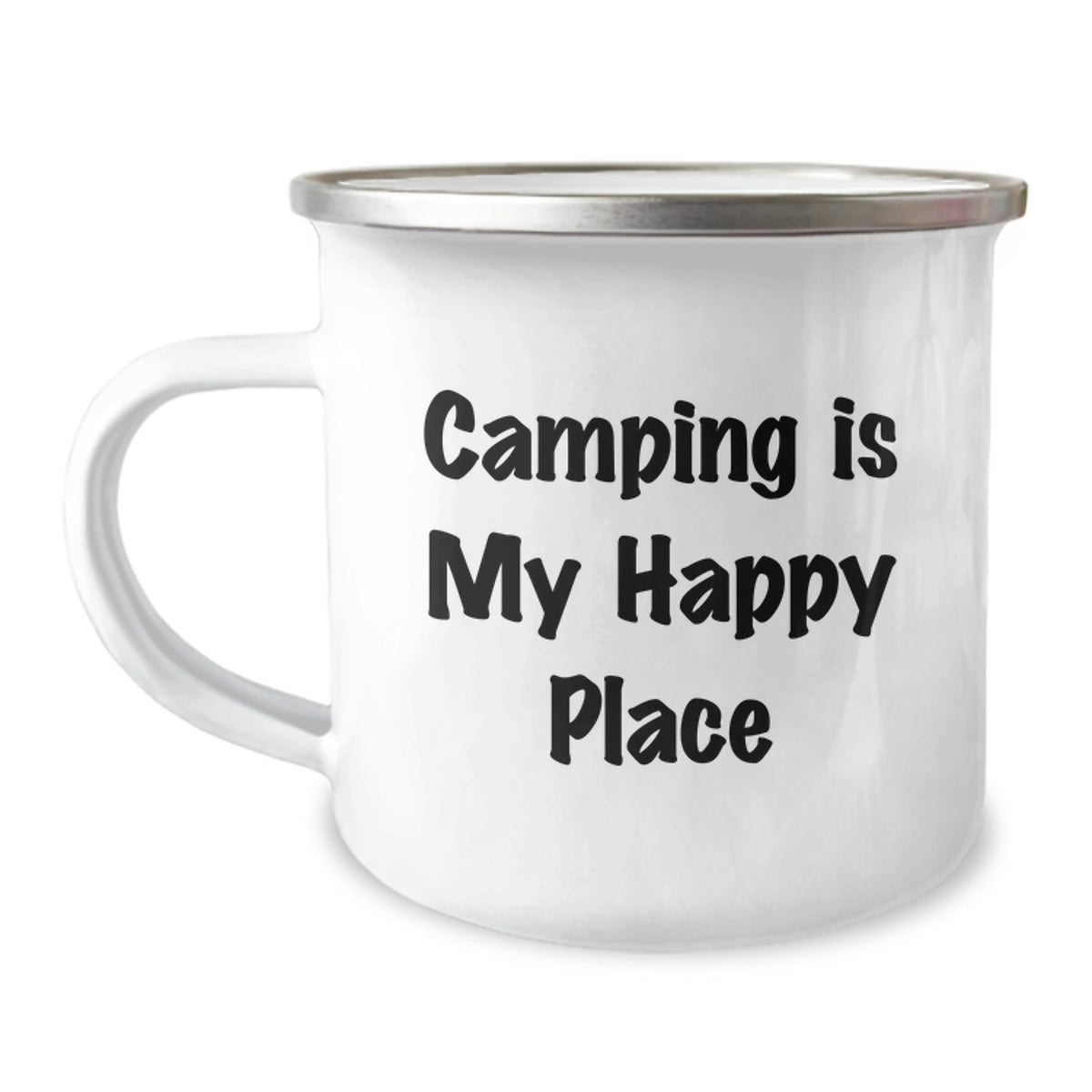 Camping Adventure Gifts from Friends, Unique Camping Mug for Men, Women, or Family - Camping Is My Happy Place - Image 1